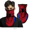 Máscara facial de triângulo com padrão de camuflagem de aranha para orelha, toalha de rosto para motocicleta ao ar livre, caveira, proteção solar, cachecol de verão