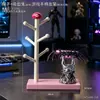 Soporte para control de videojuegos con forma de rama de árbol de Mario, soporte de exhibición de accesorios para PS5/Xbox, organizador de escritorio y pieza decorativa