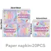 Banner de decoración de fiesta de grupo de chicas KATSEYE colorido transfronterizo, vasos de papel desechables con tema de caza, platos de papel, servilletas de papel y banderines