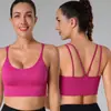 Sutiã esportivo plus size transfronteiriço com bojos e lindo design nas costas, adequado para usar como peça externa, sutiã de ginástica sem fio à prova de choque para mulheres, roupas de yoga