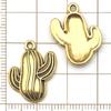 Mezcla de 20 Sombreros Vaqueros Occidentales Dorados Antiguos, Colgantes de Cactus, Pulseras Creativas para Manualidades, Collares, Accesorios de Joyería