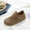 Sandálias Birkenstock Estilo Designer para Mulheres Baixas, Novidade Tendência Primavera/Verão 2026, Sapatos Versáteis de Calçar Rápido, Sola Grossa, para Uso Externo