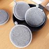 Esponja Redonda Dupla Face para Limpeza Doméstica de Cozinha, Esponja Absorvente, Pano de Lavar Louça, Esponja de Aço, Disponível para Dropshipping