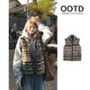 Chaleco Fair Isle de Lana de Cordero Sudadera para Mujer Ropa de Abrigo Estilo Coreano Otoño Nuevo Cárdigan Versátil Top para Mujer Otoño