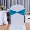 Funda Elástica Floral para Silla sin Atar con Lazo, Universal Engrosada para Hotel Banquete Boda