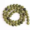 Jade del Sur Sin Optimizar Cuentas de Jade Verde de Alta Calidad Pulsera DIY Accesorios de Joyería Venta al por Mayor Jade Verde Oscuro Piedra Natural