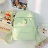 Bolsas Escolares de Alta Calidad al por Mayor para Niñas, Estilo Coreano, Estilo Ins Campus, Simples y Versátiles, Bonitas, Mochilas de Gran Capacidad para Estudiantes Jóvenes