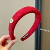 Diadema de Copa Alta y Ala Ancha para Mujer, Accesorio para el Cabello Versátil de Gama Alta para Otoño e Invierno, Pinza para el Cabello de Esponja de Moda y Elegante