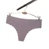 Pantalones cortos de seda de hielo sin costuras para niñas, estilo europeo y americano 2026, sensación de desnudez, transpirables, cómodos, alta elasticidad, tanga de encaje ondulado para mujer