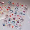 Adesivo de Unha Original Gato Leão Despertando 5D Em relevo Estéreo Estilo Chinês Leão Despertando Adesivo de Arte para Unhas DIY Joia Estilo Aa