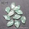 Colgante de Hoja de Aventurina Natural 14x24mm Accesorios para Pulsera, Collar, Pendientes, Pasador DIY