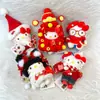 Llavero de Peluche Auténtico Popular de Dibujos Animados Hello Kitty con Gato Kt Montando un Caballo Blanco