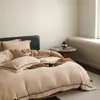 2026 Nuevo Conjunto de Cuatro Piezas Estilo Cinta Tejida de Felpa de Leche Jacquard Grande CloudSleep
