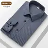 Atuendo profesional de alta gama, camisa de lana merino, top de manga larga para hombre de calidad superior, chaqueta de primavera y otoño, camisa de estilo business casual