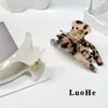 Luohuo Jewelry Estilo Coreano High-End Presilha de Cabelo de Acetato Presilha de Tubarão Retrô Francesa Penteado para a Parte de Trás da Cabeça Acessório de Cabelo Elegante