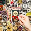 Pegatinas Decorativas Personalizadas Estilo Nuevo Transfronterizo de 50 Piezas Calavera Poción Mágica Estilo Gótico Retro Pegatinas de Graffiti de Boticario