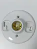 Portalámparas Roscado de Base Plana E27 E26 4 pulgadas Portalámparas Semi-cerámico Portalámparas de Rosca Cerámico Plano Boca de Lámpara Portalámparas de Alta Potencia