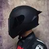 Casco de Motocicleta Certificado Nuevo Estándar Nacional para Hombres Tendencia Nacional Bluetooth Cálido de Cara Completa Cuatro Estaciones Celebridad de Internet Cuernos Personalizados
