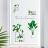 Pegatinas de pared de verano planta verde hoja de plátano Monstera decoración sala de estar dormitorio pegatinas autoadhesivas ht94005