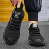 Zapatos para Hombre, Zapatos de Correr Tejido Fly, Nuevo Estilo Primavera y Verano para Hombre, Transpirables de Malla, Suela Gruesa, con Cordones, Zapatos Deportivos Casuales para Hombre, Zapatos de Moda