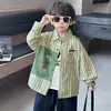 Nueva colección de primavera 2026: Conjuntos de dibujos animados de moda estilo coreano para bebés niños, incluyendo ropa de primavera y otoño y conjuntos de camisetas para niñas