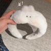 Faixa de Cabelo de Pelúcia para Lavar o Rosto e Maquiagem, Orelhas de Gato e Urso Fofas de Desenho Animado, Acessórios de Cabelo Femininos de Desenho Animado com Estampa de Leopardo, Novos Acessórios de Cabeça