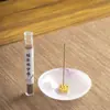 Plato de Jade Esmaltado para Incienso para Uso Doméstico, Quemador de Incienso de Jade para Interiores, Portaincienso, Soporte Creativo de Plato de Jade para Incienso, Adorno de Quemador de Incienso