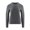 Suéter base de punto sin costuras de cachemira 100% engrosado para otoño e invierno con cuello redondo, suéter de cachemira de nuevo estilo para mujer