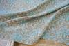 [Lanterna Yulong] Novo tecido chinês azul claro tingido com fio de Ano Novo, jaqueta retrô, imitação de música, colete, tecido jacquard