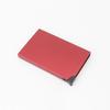 Venta directa de fábrica, tarjetero de aleación de aluminio RFID, tarjetero con blindaje RFID, tarjetero automático emergente, billetera antirrobo.