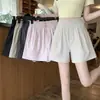 2026 Moda de Verano Nueva para Mujer Tallas Grandes Pantalones Cortos Sueltos con Cintura Elástica Elegantes que Reducen la Edad para Chicas Tallas Grandes