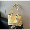 Bolsa Elegante Transfronteiriça para o Dia a Dia Feminina Grande Capacidade 2025 Nova Primavera Versátil Ombro Bolsa de Compras Bolsa Tote Casual