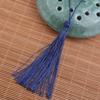 Banda de Seda de Hielo Círculo Alambre Dorado Cintura Mini Pequeño Borla Borla Marcapáginas Pequeña Borla Colgante Accesorios DIY Multicolor Poliéster 2cm