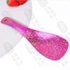 Cuchara para Arroz de Titanio Puro Flor de Hielo Cristalizada Multicolor Bacteriostática Utensilio de Cocina para el Hogar Segura y Duradera Cuchara para Arroz de Titanio Portátil de Titanio