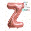 Globos de Papel de Aluminio Delgados con Letras del Alfabeto Inglés A-Z Versión Americana de 16 Pulgadas (40 cm) Decoración para Fiesta de Cumpleaños