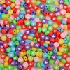 Cuentas Planas de Corazón de Acrílico Multicolor de Venta Caliente, Cuentas Sueltas, Materiales para Cuentas, Pulsera Hecha a Mano DIY, Accesorios de Joyería