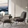 Juego de Tres Piezas de Silla de Ratán y Mesa de Café para Exterior para Patio Jardín Balcón al Aire Libre Silla Individual de Sofá Tejida con Cuerda de Ocio