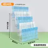 Porta-Canetas Loja de Papelaria Exibição em Rack Multi-Camadas Escada Soquete Acrílico Instalado Mesa Flutuante Pressionar Caneta Gel Exibição Individual
