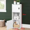 Prateleira de Canto para Armazenamento de Vaso Sanitário de Banheiro Armário de Armazenamento Multicamadas Doméstico Prateleira de Armazenamento de Chão de Grande Capacidade para Banheiro