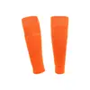 Meias de Futebol com Soquete Integrado Cano Longo Esportes ao Ar Livre Meias Legging Fixas para Panturrilha Cor Sólida Meias Legging Atacado