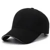 Gorra de Béisbol Negra Estilo Coreano para Mujer, Primavera y Otoño, con Rayas Reflectantes, Sombrero de Sol Versátil para la Calle