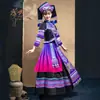 Traje Étnico Guangxi Zhuang Marcha Performance Étnica Minoritário Adulto Zhuang Brocado Miao Bordado Dança Vestido Longo
