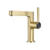 Grifo Creativo Nuevo Blanco Leche simple de Cobre para Lavabo doméstico grifo de agua fría y caliente tipo burbuja bajo encimera