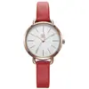 Shengke SK Nuevo Simple Moda Casual Cuarzo Correa de Fibra de Agua Reloj Redondo Estudiante