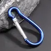 Mosquetão em Forma de D de Liga de Alumínio, Leve Gancho para Garrafa de Água de Mochila para Acampamento e Caminhada ao Ar Livre, Fivela de Metal Multi-Color com Suporte de Carga