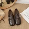 Moda Suave Cara Estudiante Nuevos Mocasines Versátiles Suela Suave Zapatos Pequeños de Cuero Zapatos Mary Jane para Mujer Cómodos Otoño/Invierno 2026