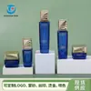 Botella de Vidrio Cuadrada Nueva de 120ml 100ml 40ml Botella Cosmética 50g 30g Botella Dosificadora para Crema de Ojos y Crema Facial