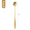 Cuchara Mezcladora Larga de Acero Inoxidable, Cuchara Pequeña para Sopa, Cuchara para Condimentos y Café, Cuchara Creativa Extendida para Hielo, Cuchara de Pétalo para Postre y Miel