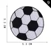 Yuanda nova série de adesivos de tecido bordados para futebol adesivos de tecido bordados para computador adesivos bordados acessórios diy patch à vista