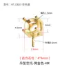 Broche Colgante Perla Princesa Diana Plata S925, Broche Colgante Princesa, Broche Diamante Oro 18K, Accesorios para Manualidades DIY